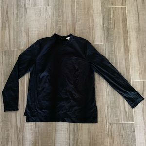 Ruffle Detail Long Sleeve Blouse H & M Size 10